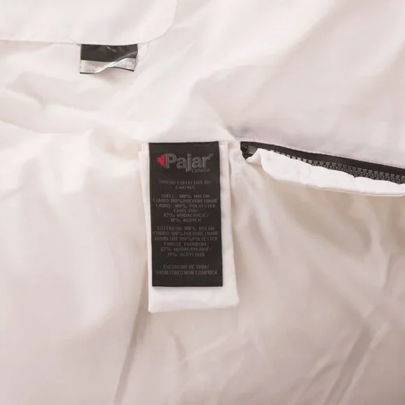 Pajar Canada White Long Down Parka Size US Small - Picture 12 of 13